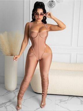 Fashion Nova Cut Out Jumpsuit